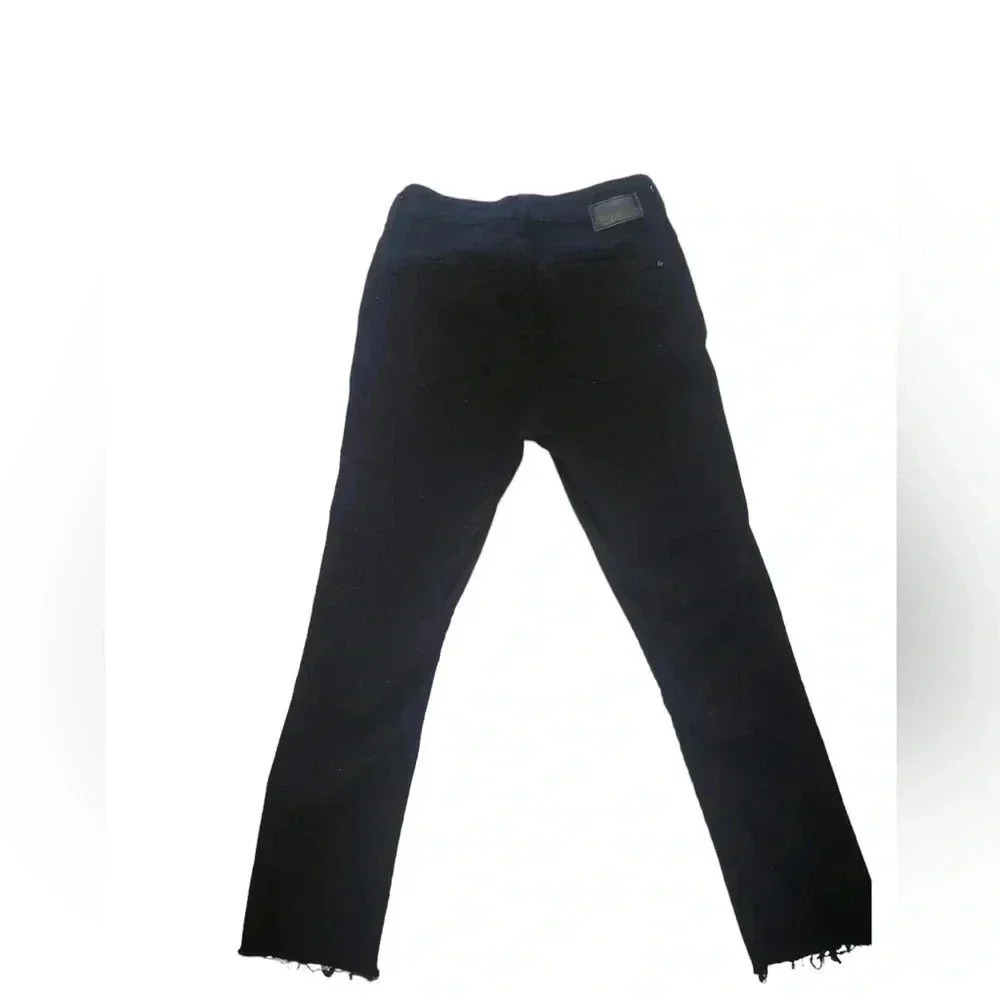 Mavi Kendra High Rise Straight Leg Black Jeans  Size 26 - Picture 4 of 12